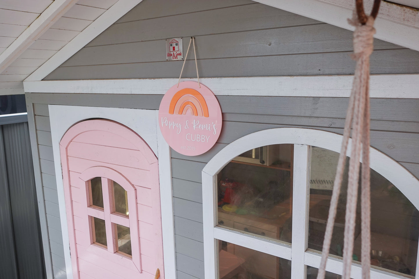 Kids Cubby House Sign