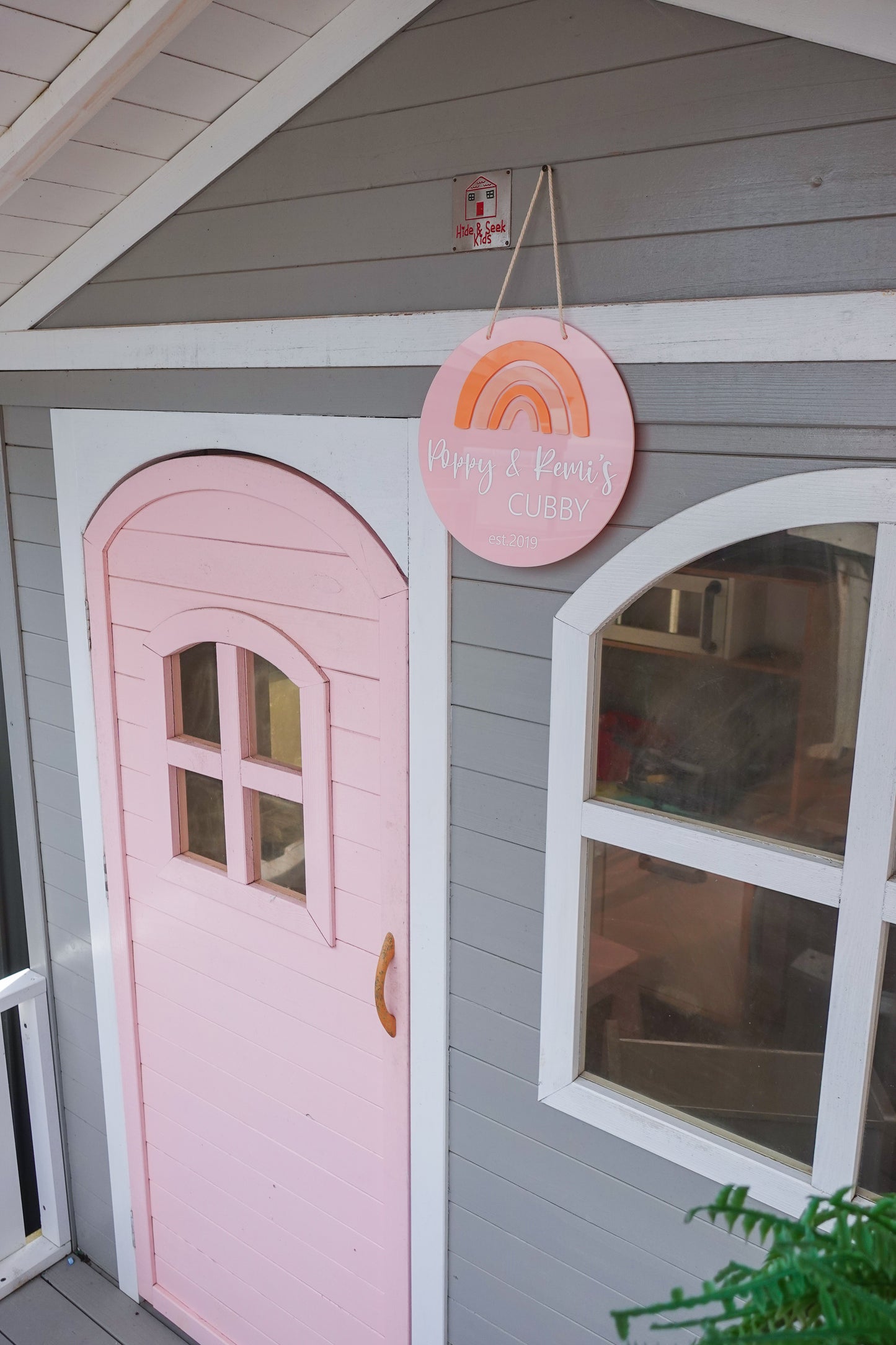 Kids Cubby House Sign