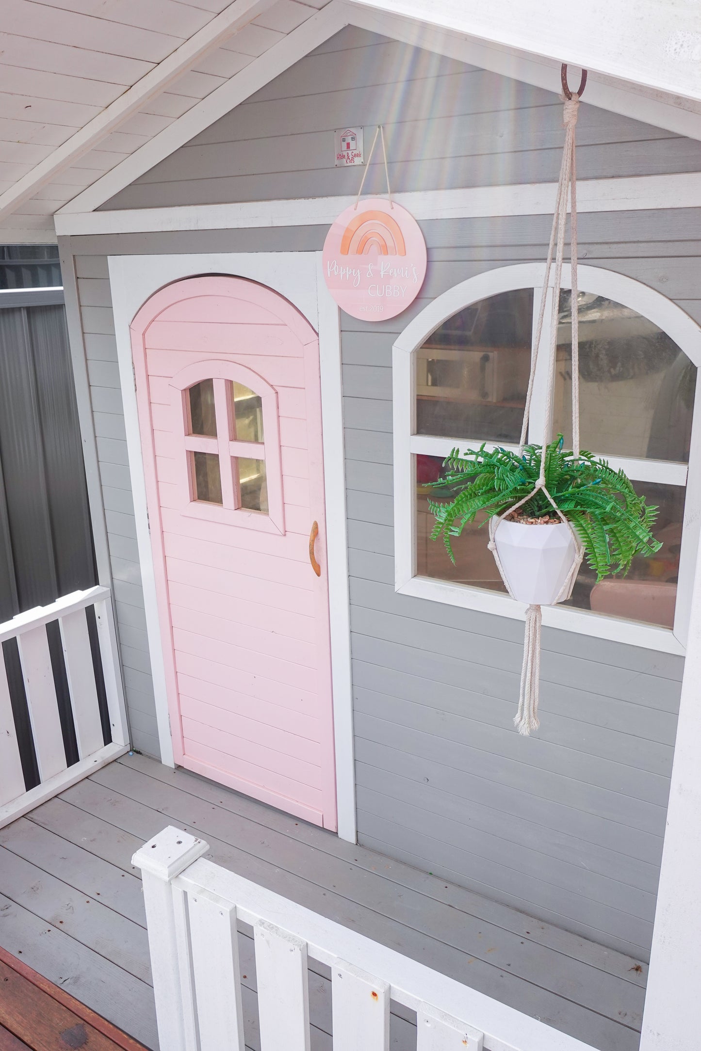 Kids Cubby House Sign