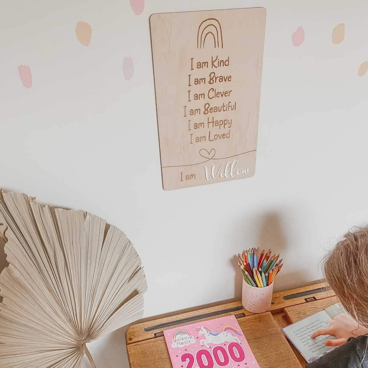 Personalised Affirmation Board