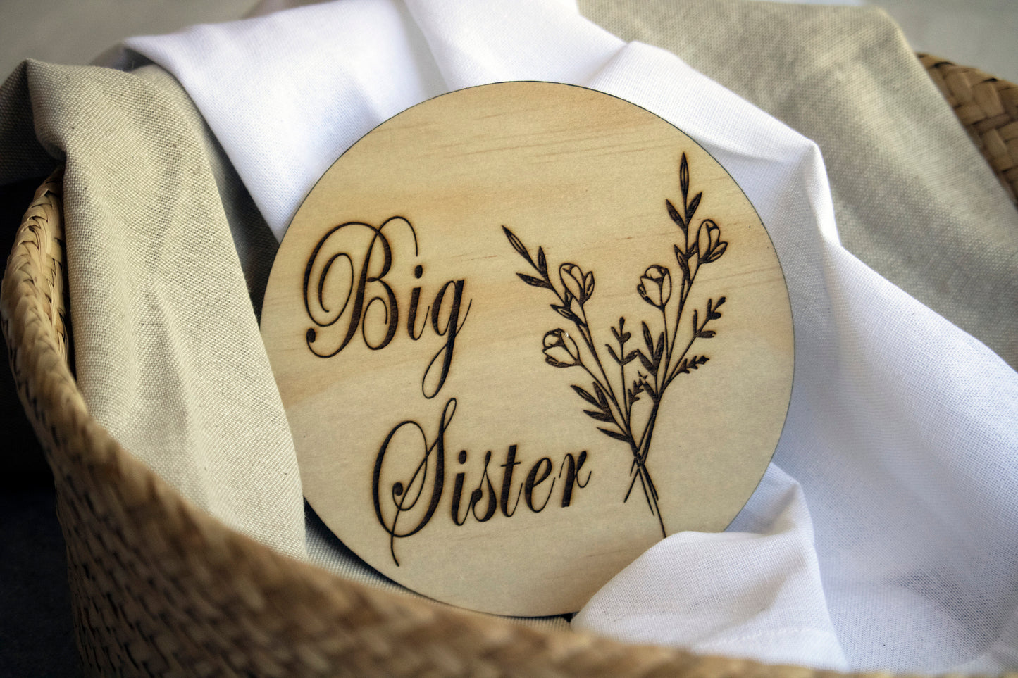 Big Brother / Sister Plaque ◽ Pregnancy Announcement ◽ Timber Birth Announcement ◽ Nursery Decor