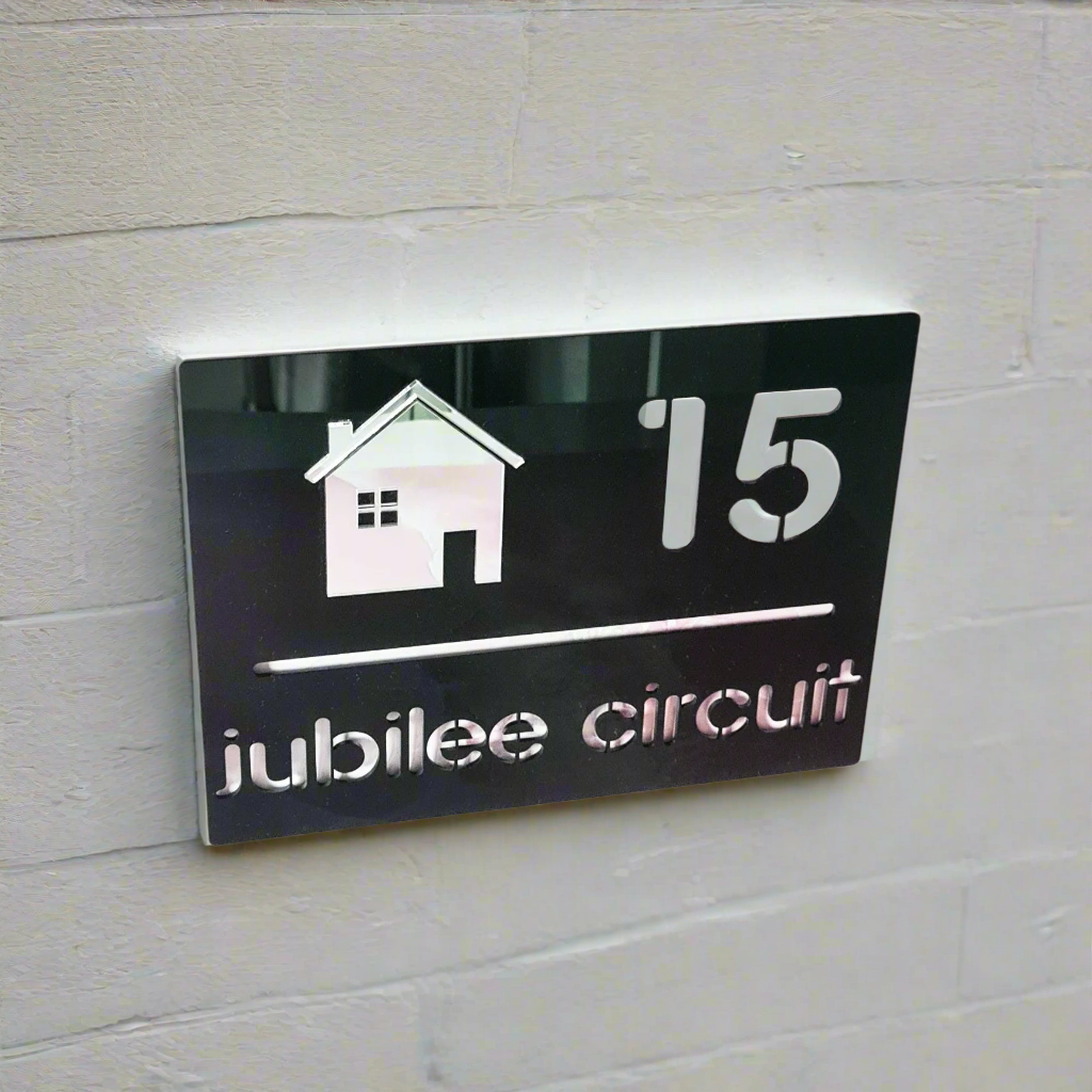 Acrylic House Number Plaque