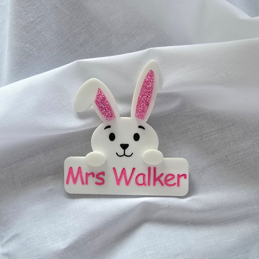 Bunny Name Badge