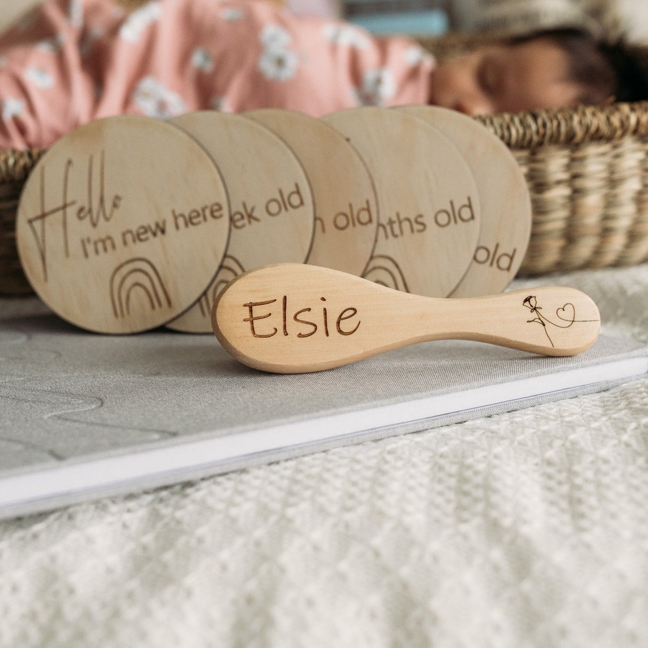 Baby Toddler Personalised Hair Brush