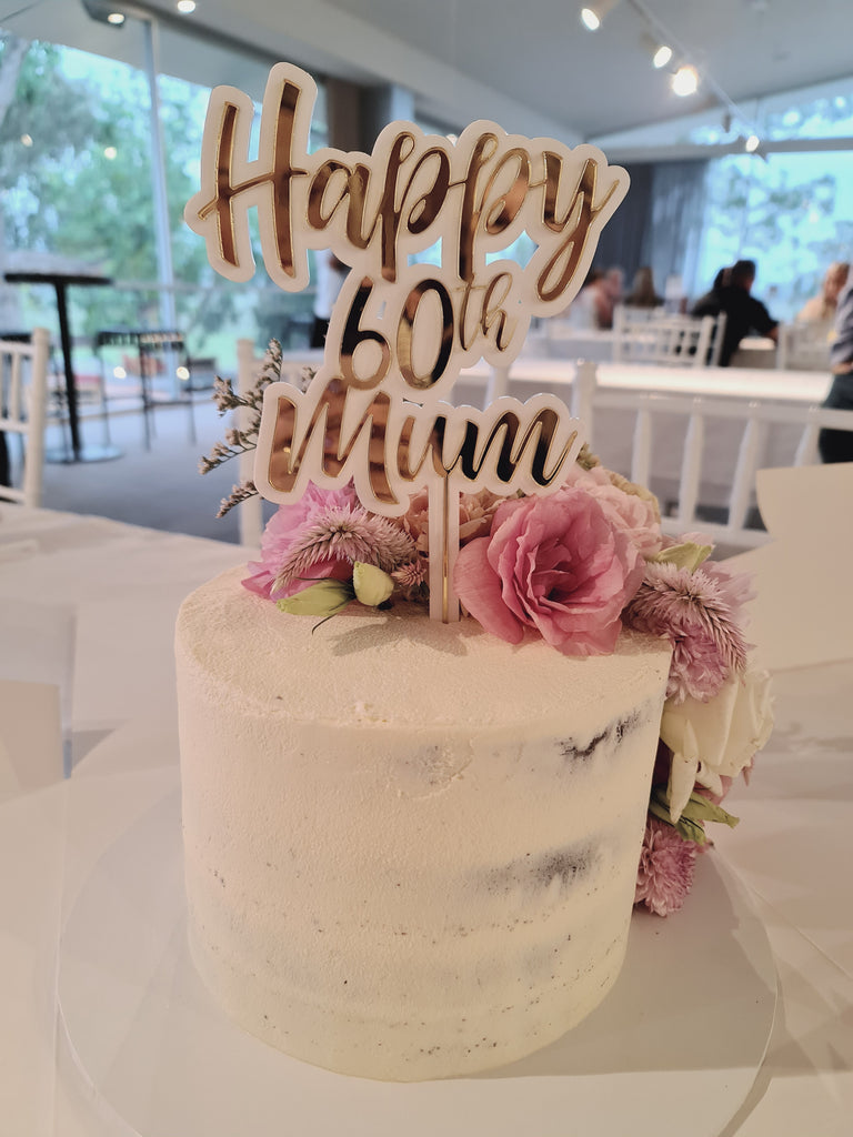 3D Bubble cake topper