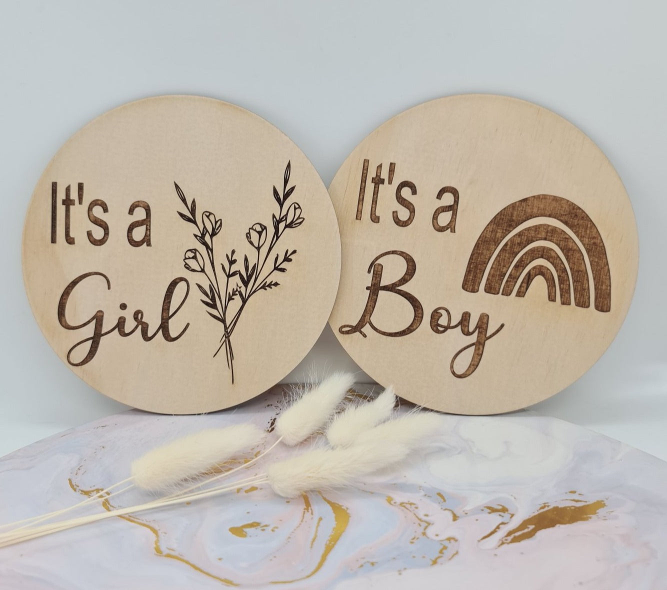 It's a Girl Plaque ◽ It's a Boy Plaque ◽ Baby Announcement ◽ Timber Birth Announcement ◽ Nursery Decor