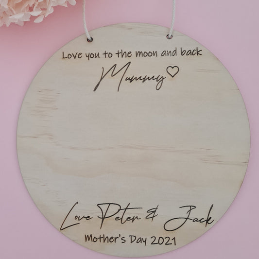 Mother's Day Plaque ◽ Wall Hanging