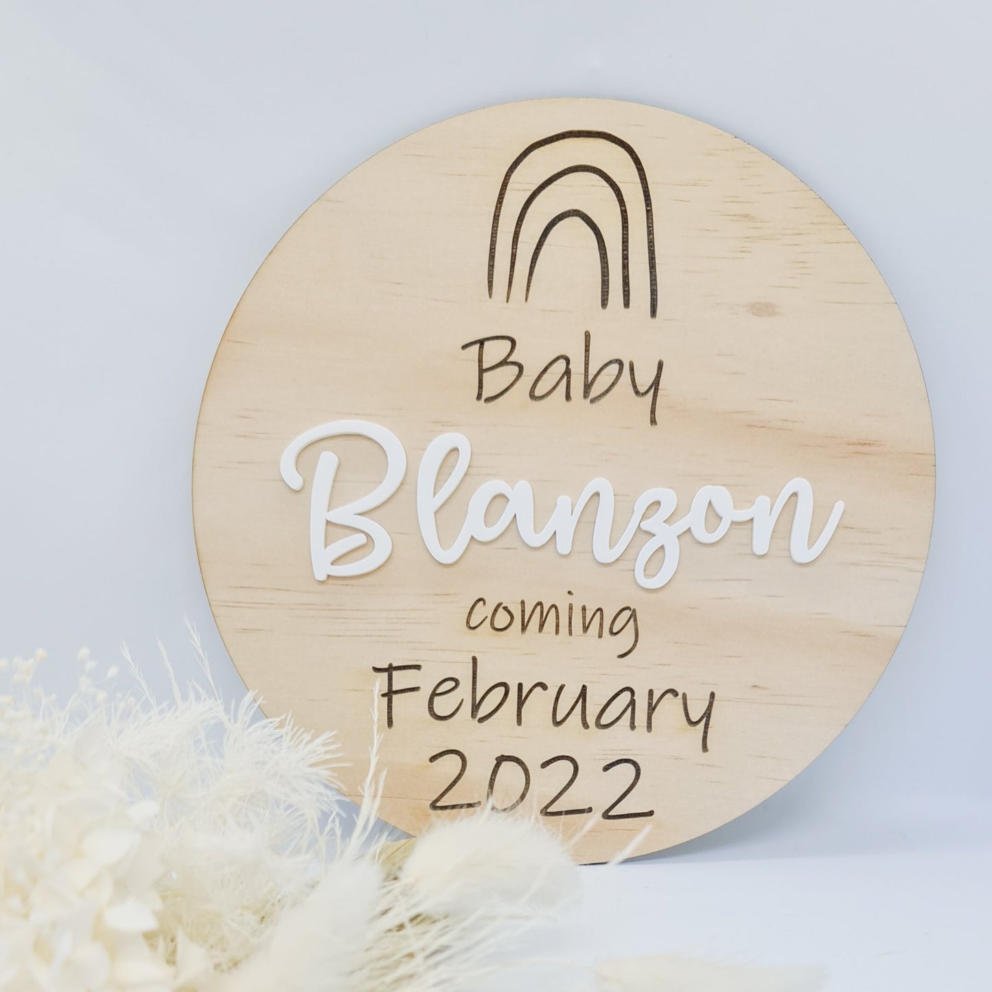 Pregnancy Announcement Plaque