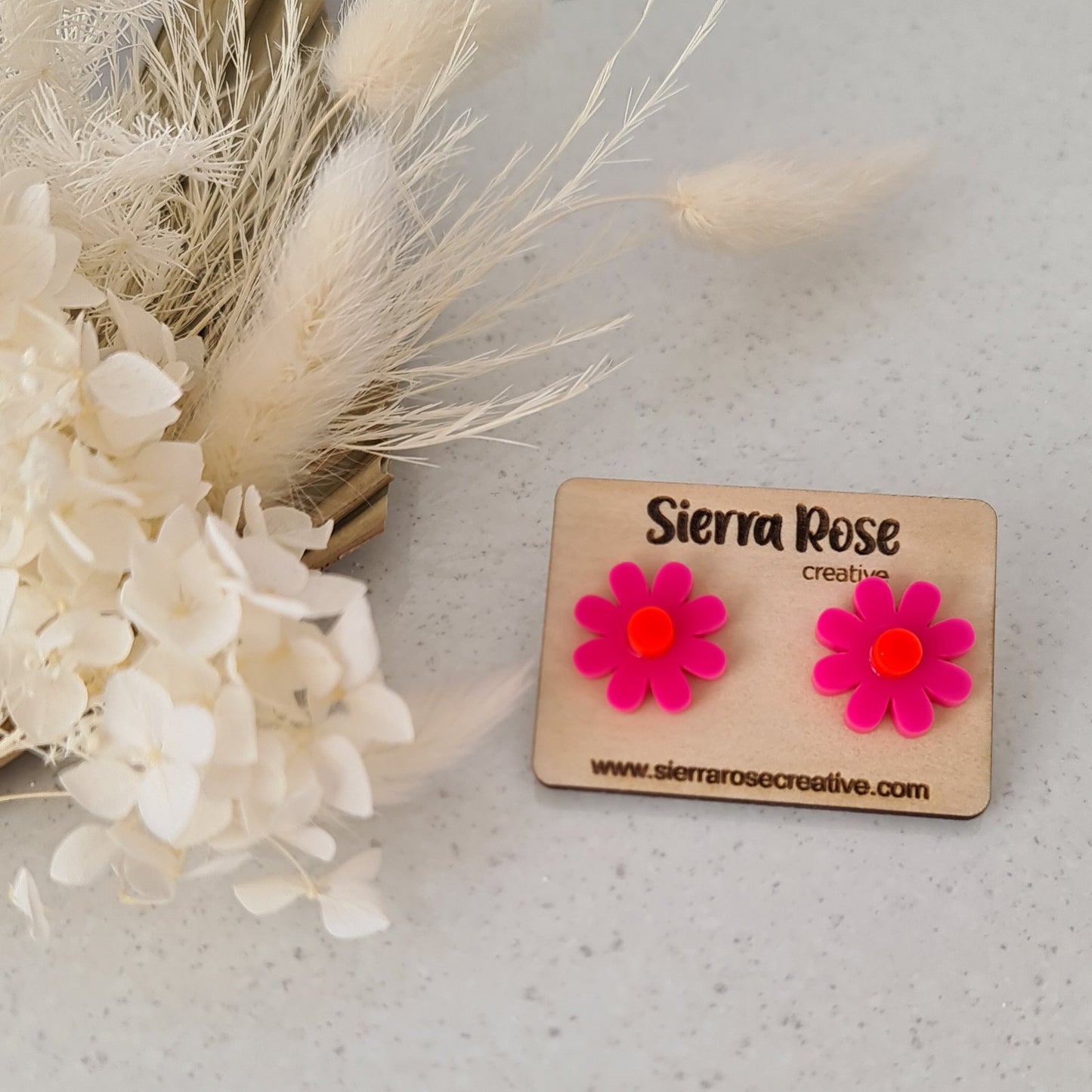 'Spring Love' Wildflower Stud Earrings