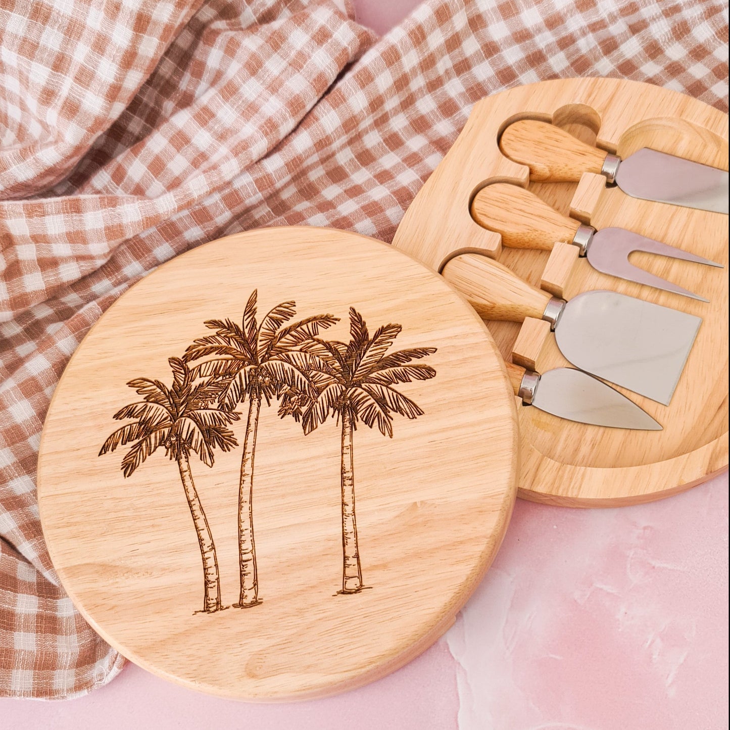 Palm Cheese Board Set