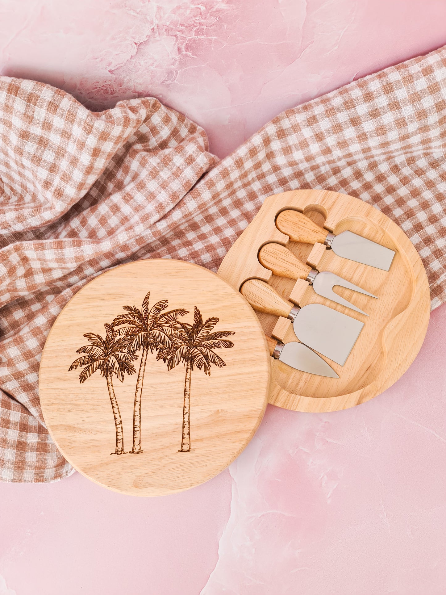 Palm Cheese Board Set