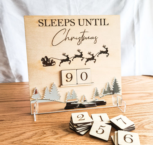 Sleeps until Christmas Countdown