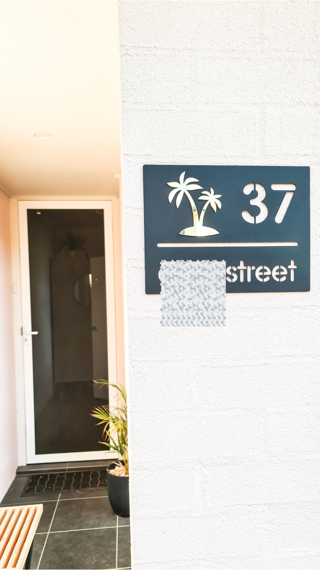 Acrylic House Number Plaque