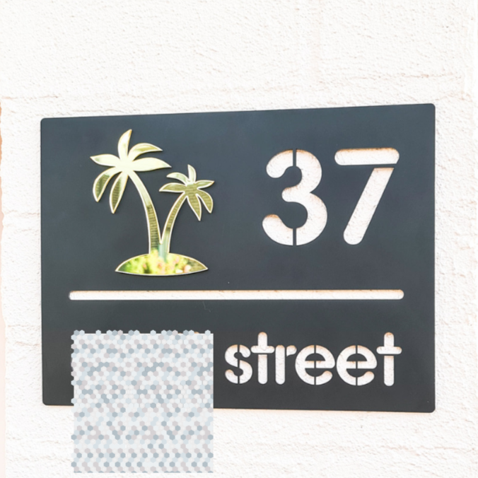 Acrylic House Number Plaque