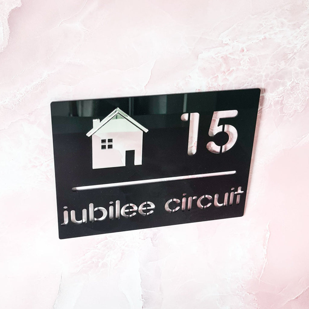 Acrylic House Number Plaque