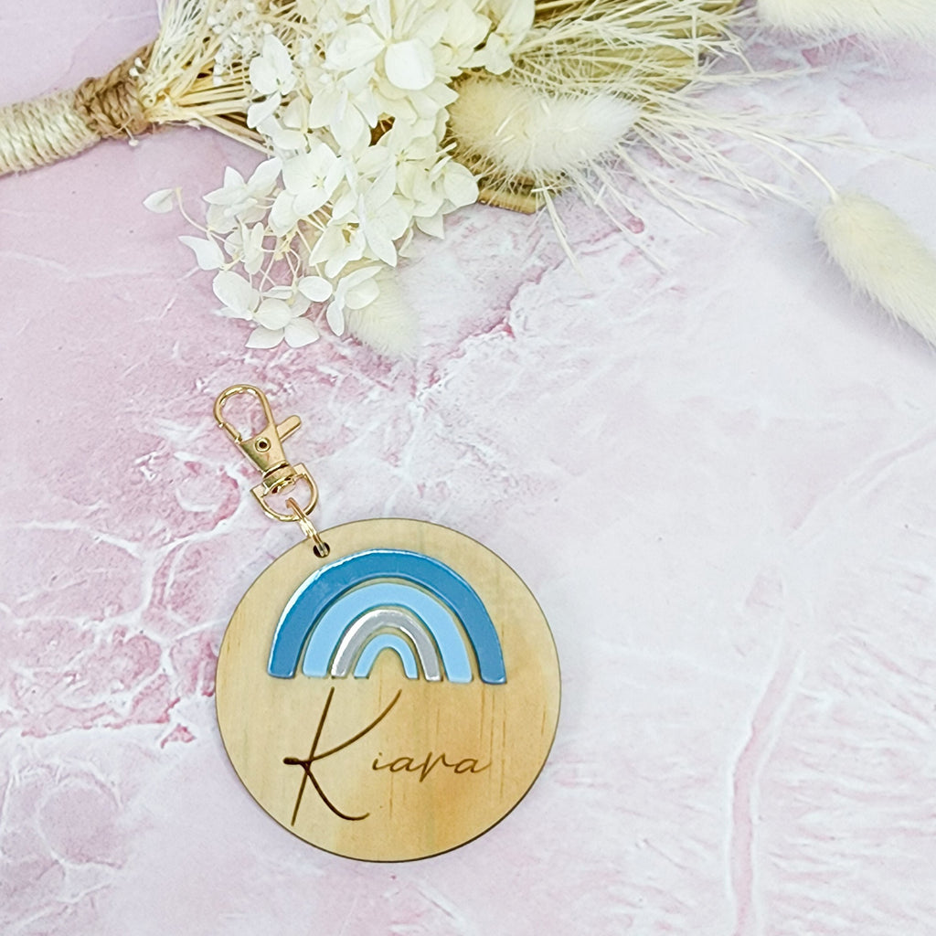 Personalised Rainbow Bag Tag