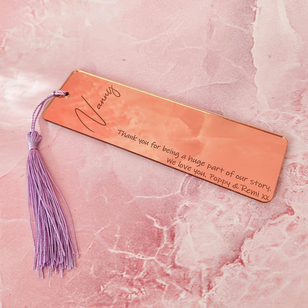 Personalised Bookmark