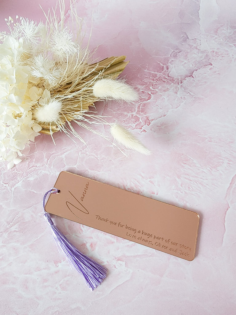 Personalised Bookmark