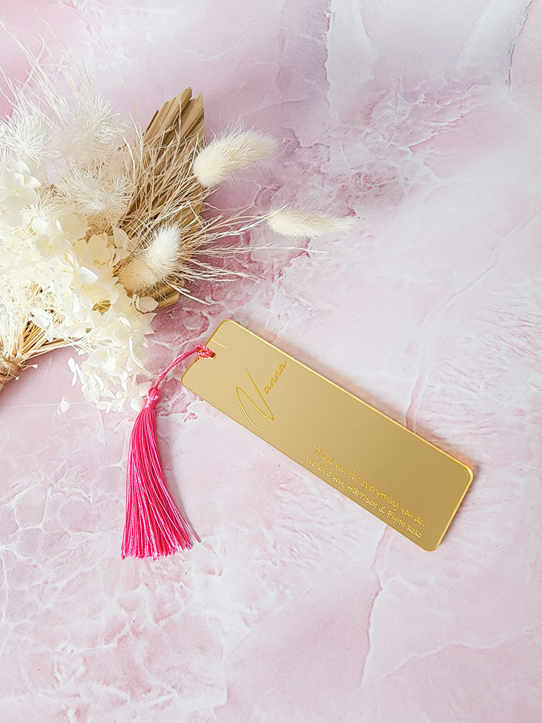 Personalised Bookmark