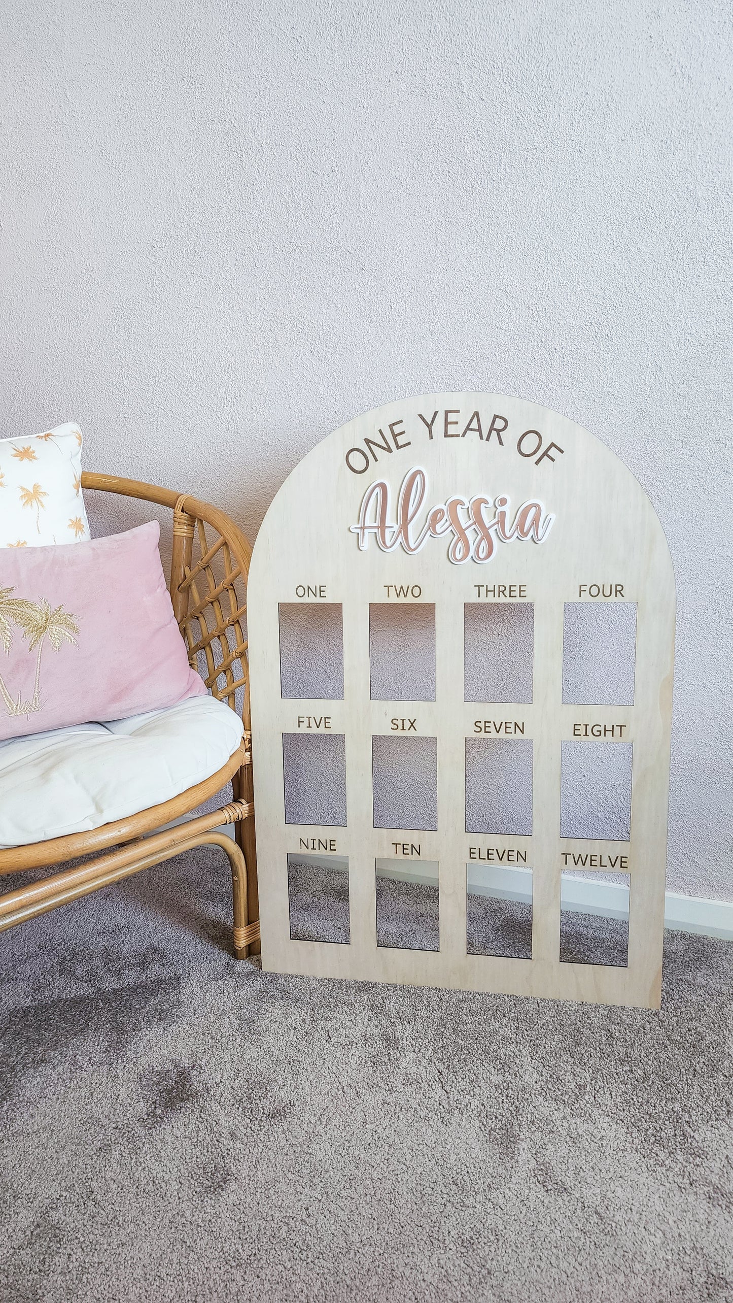 'One Year Of' Birthday Board