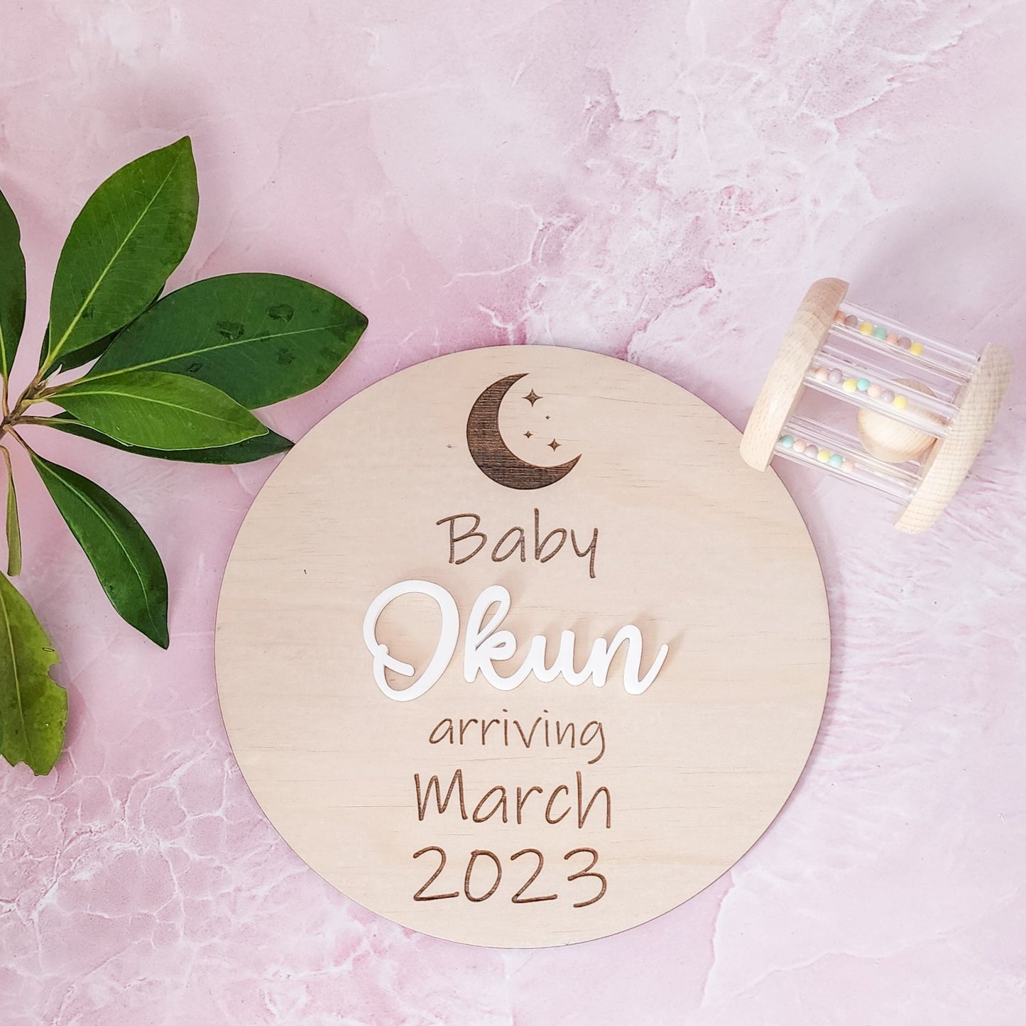 Pregnancy Announcement Plaque