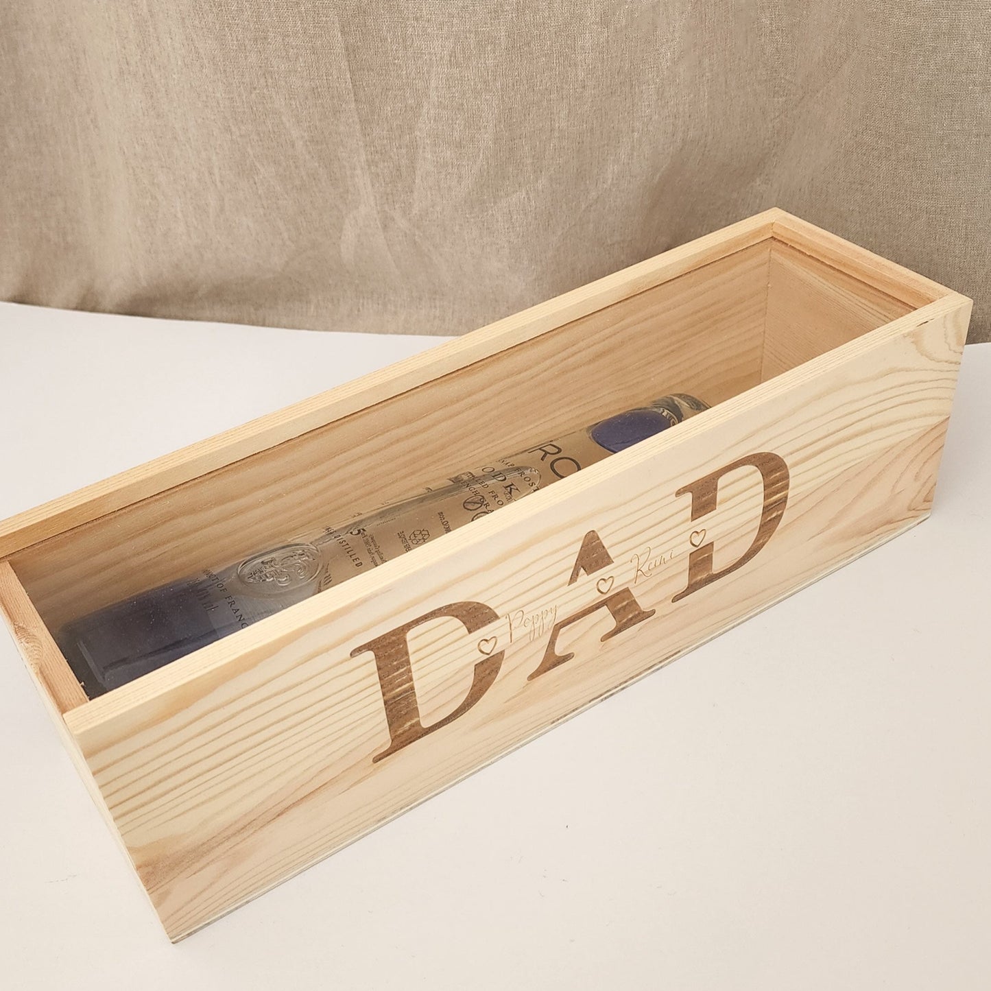 Personalised Wine Box for Dad
