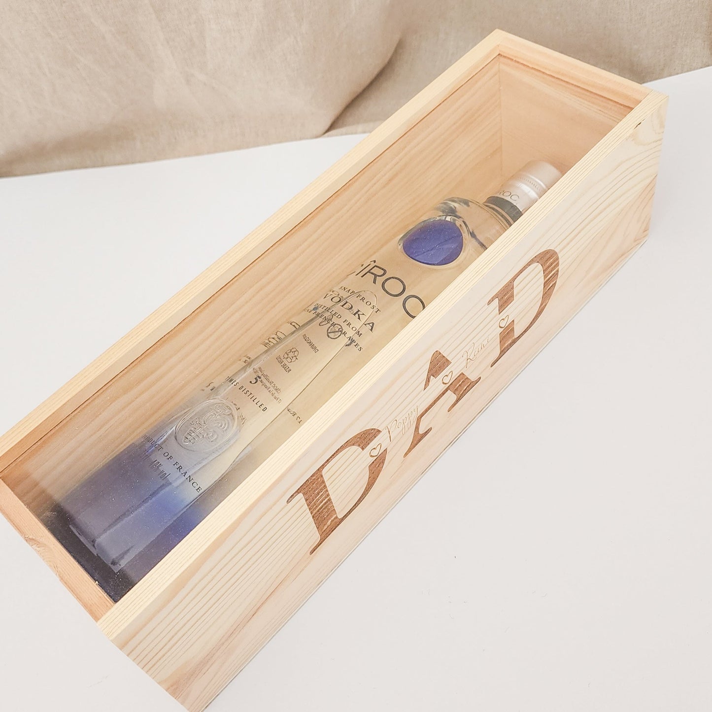 Personalised Wine Box for Dad