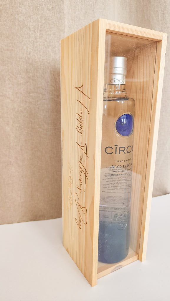 Personalised Wine Box for Dad