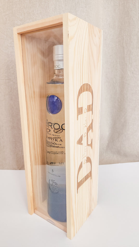 Personalised Wine Box for Dad
