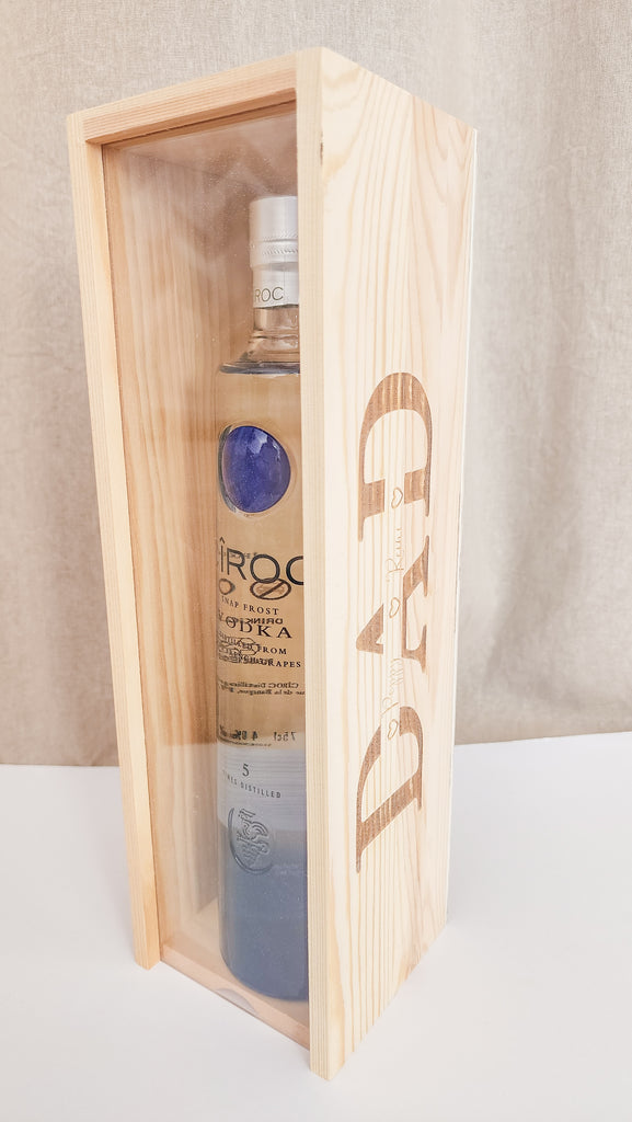 Personalised Wine Box for Dad