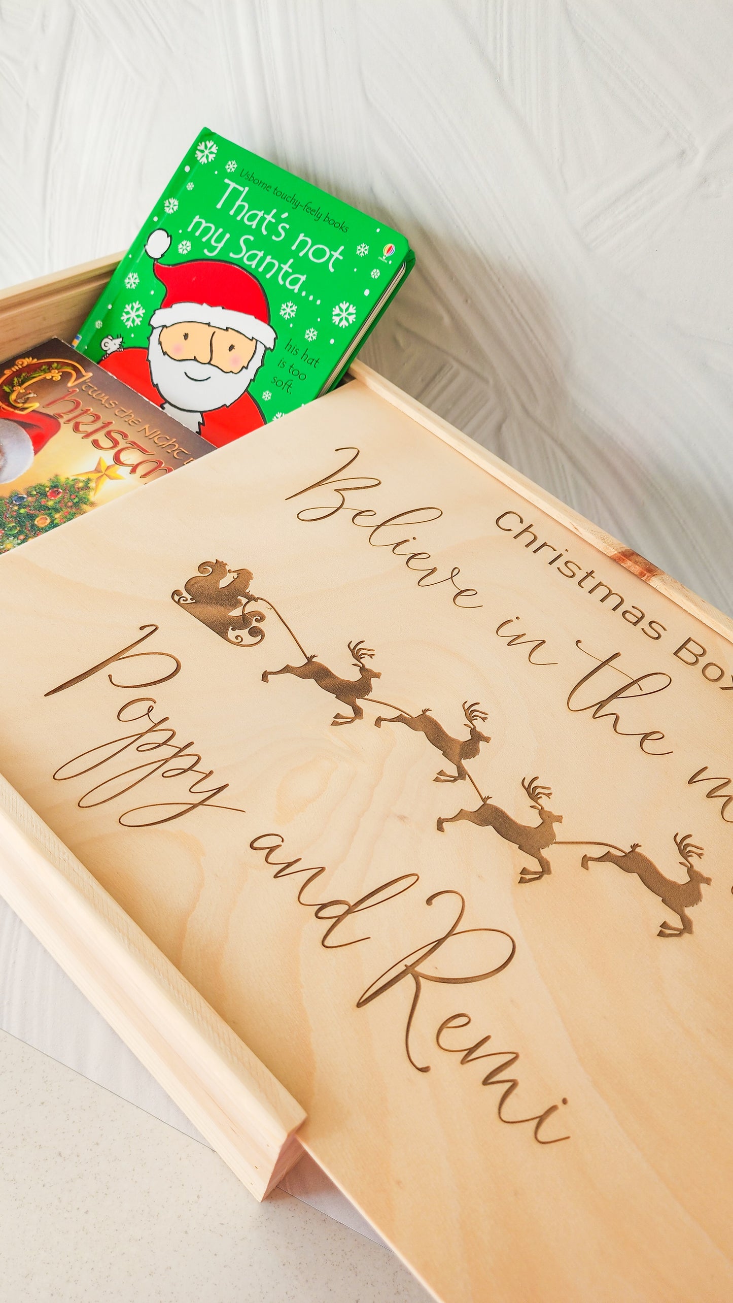 Christmas Wooden Keepsake Box