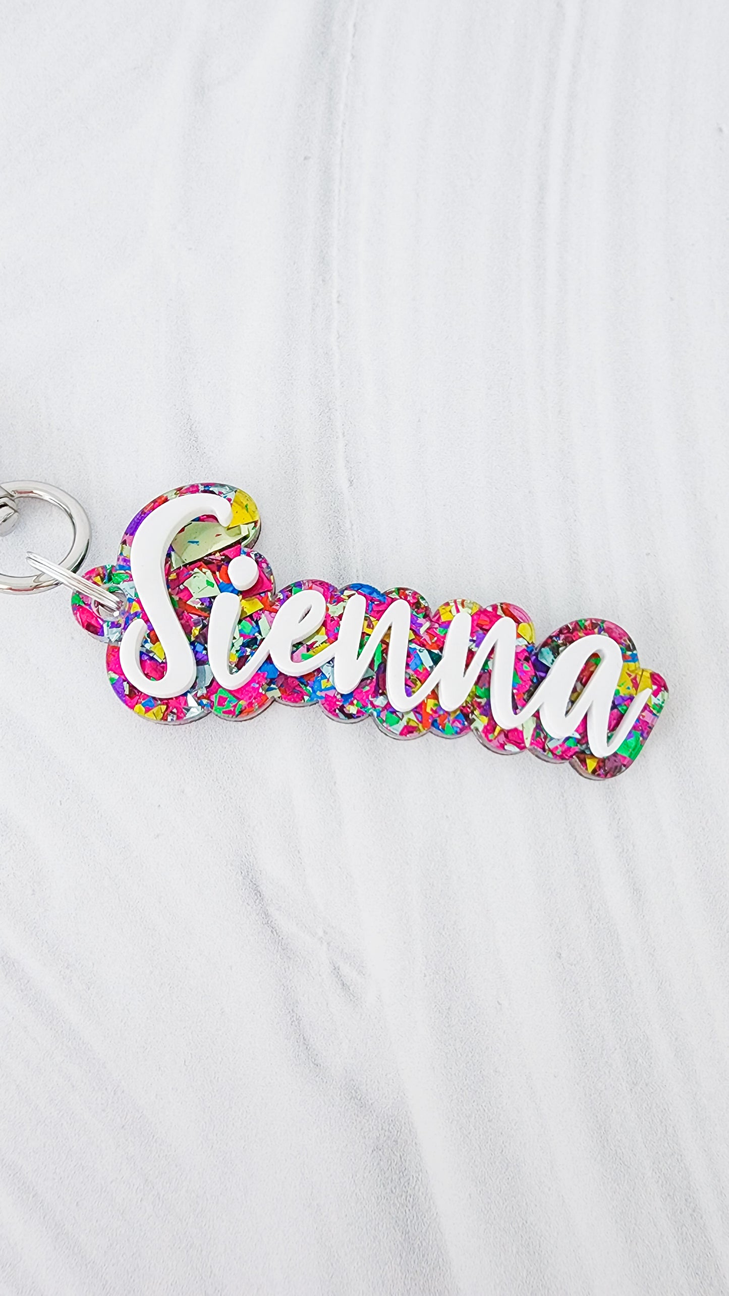 Acrylic Bubble Bag Tag