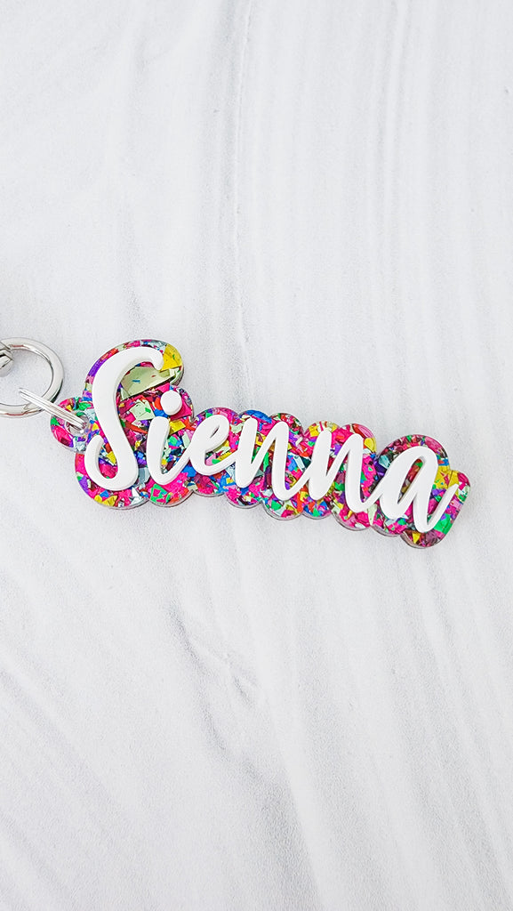 Acrylic Bubble Bag Tag