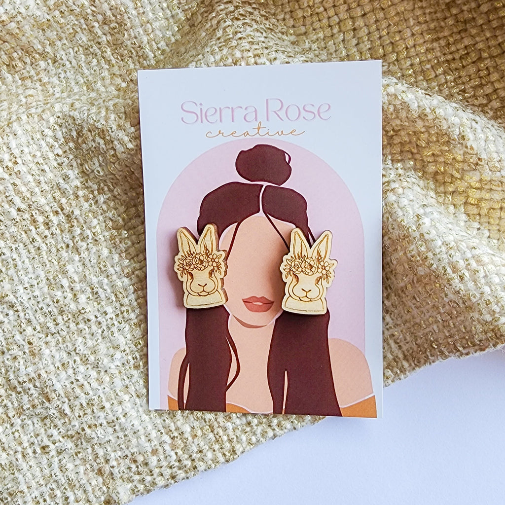 Timber Stud Earrings