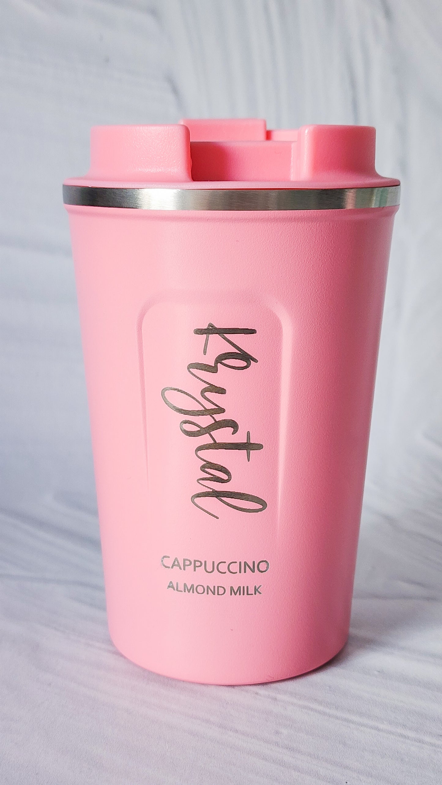 Personalised Coffee Cup (PINK or BLACK)