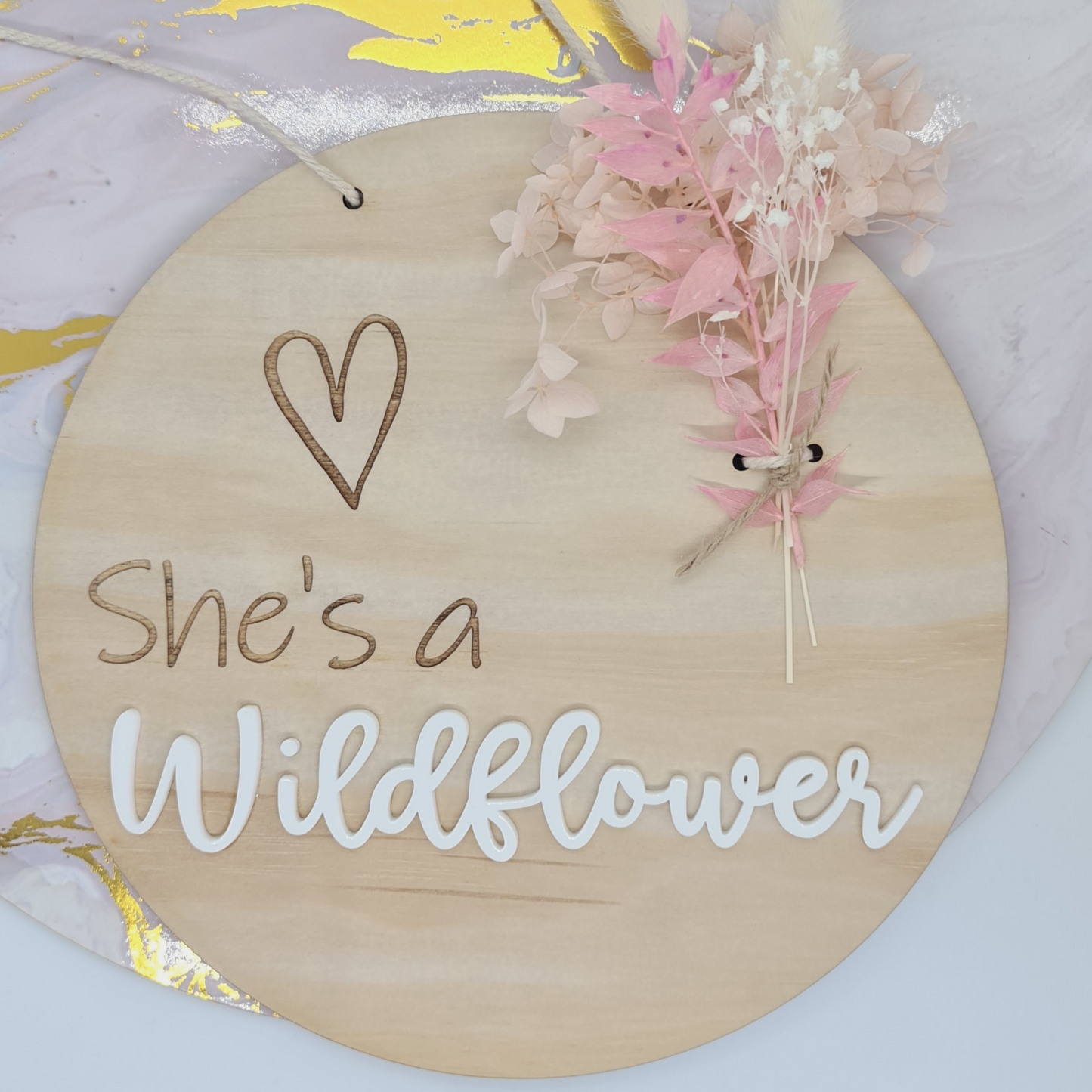 She's a Wildflower Wall Plaque