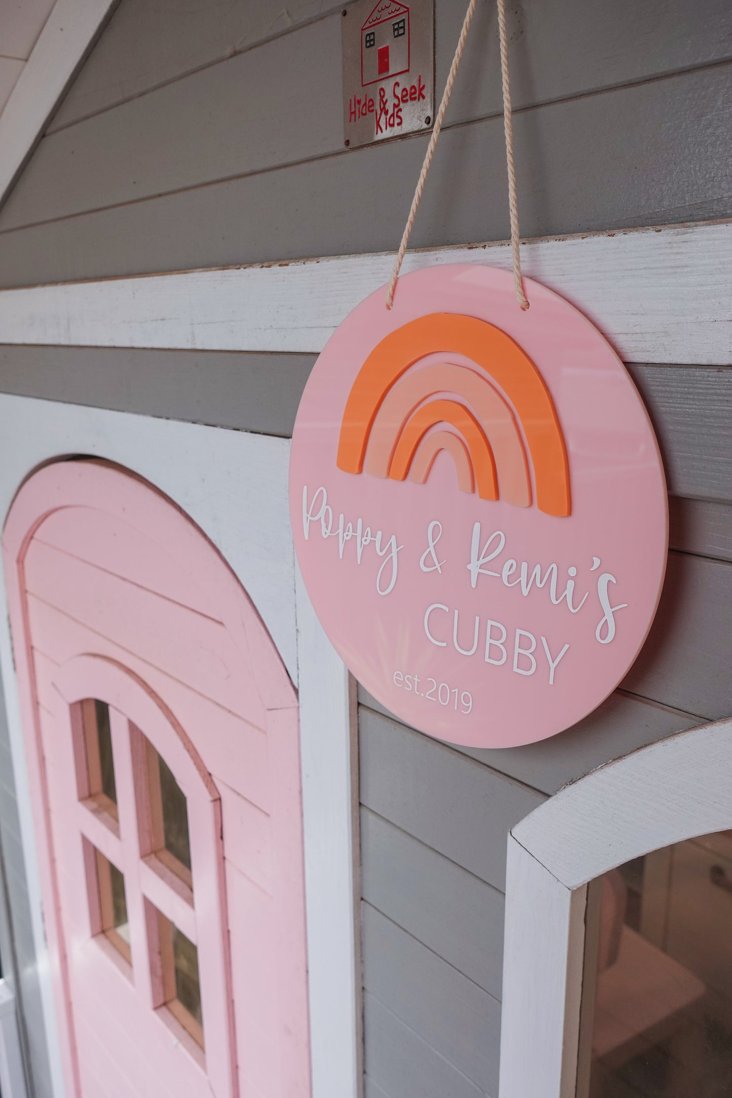 Kids Cubby House Sign