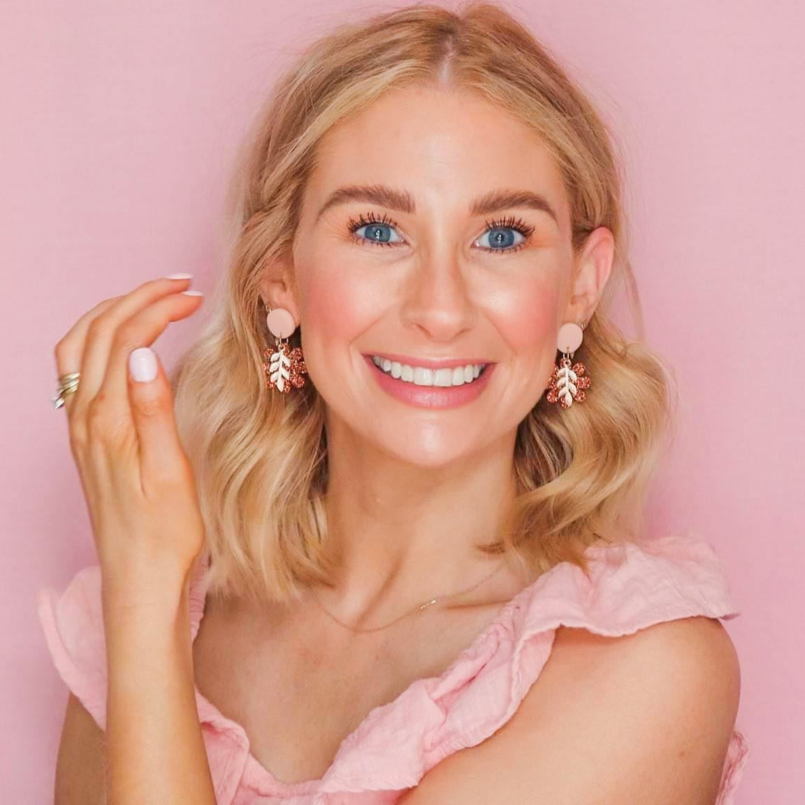 'Gold Leaf ' Flower Earrings