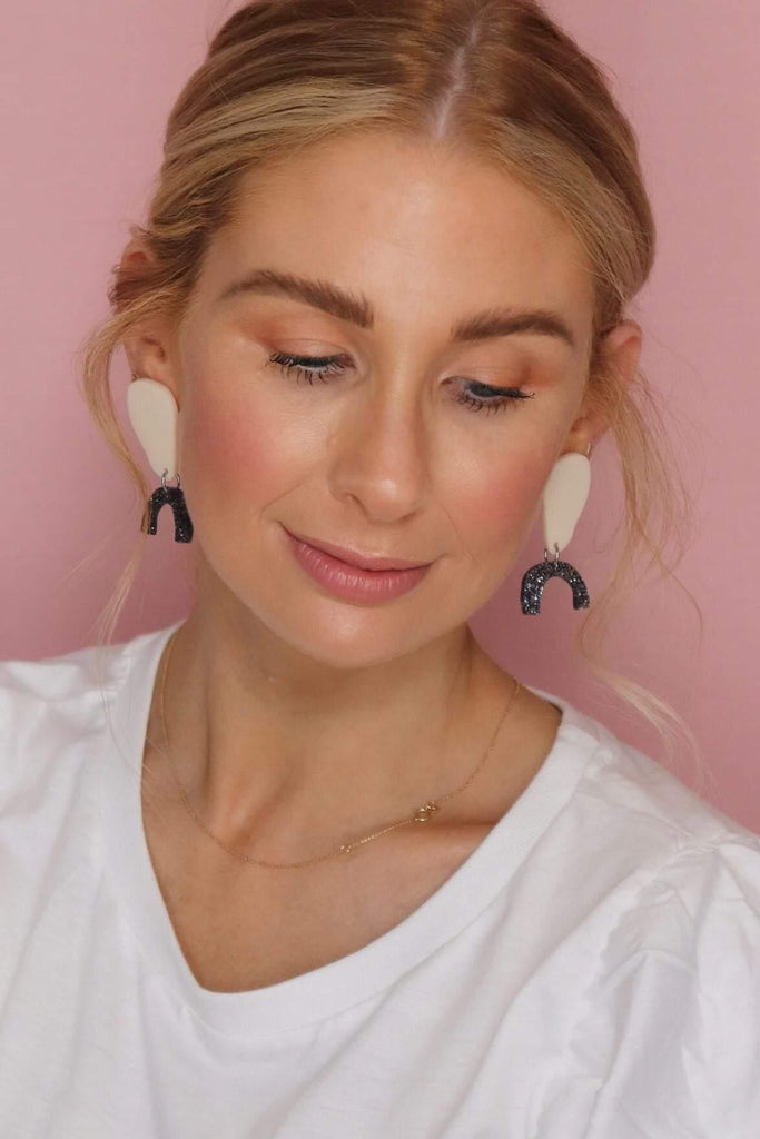 'Earth' Earrings - Midnight