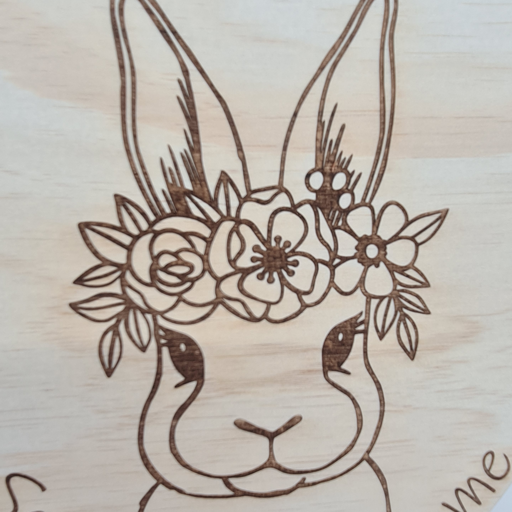 Some Bunny loves me plaque