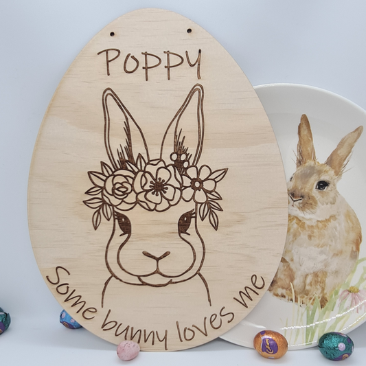 Some Bunny loves me plaque