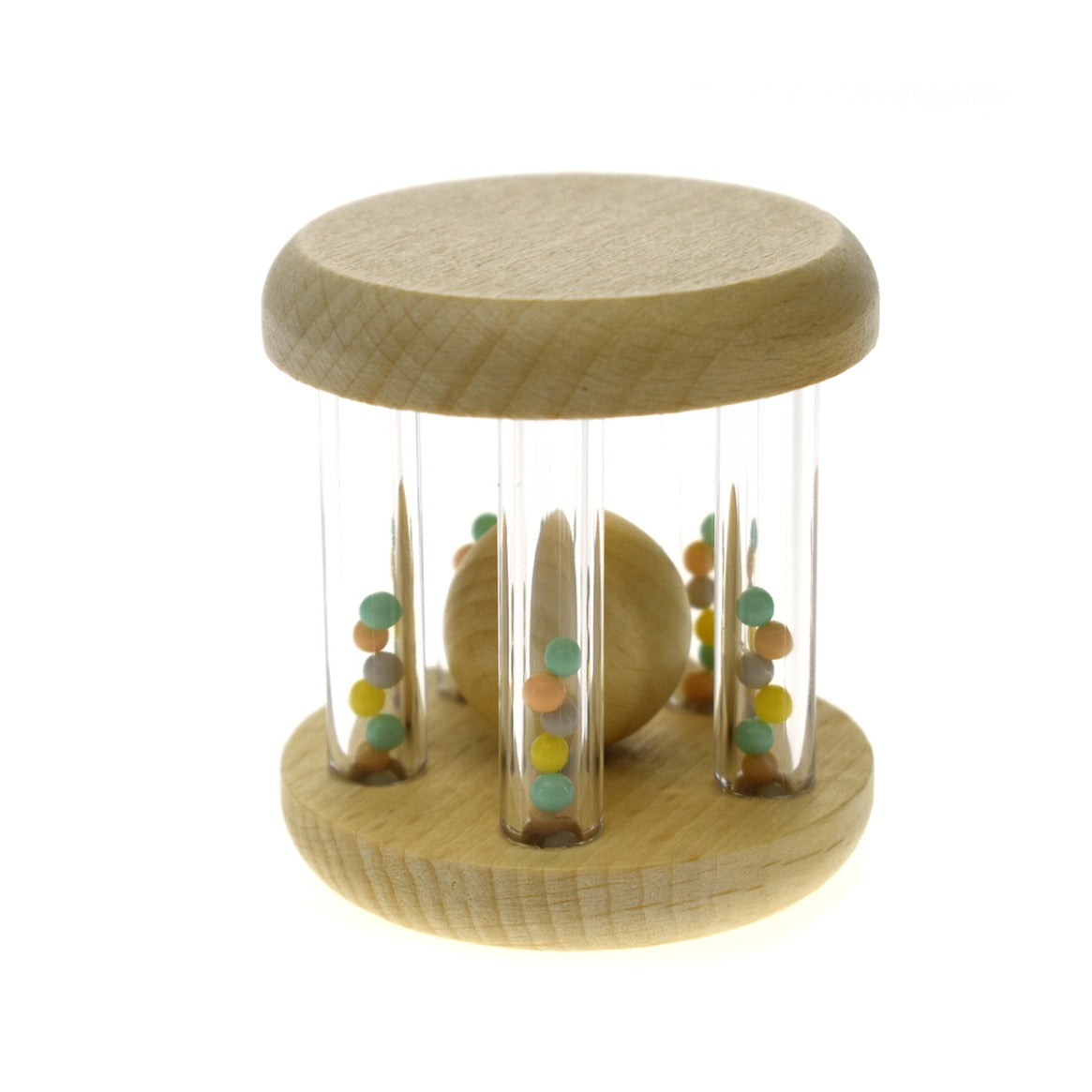 Personalised Wooden Baby Rattle