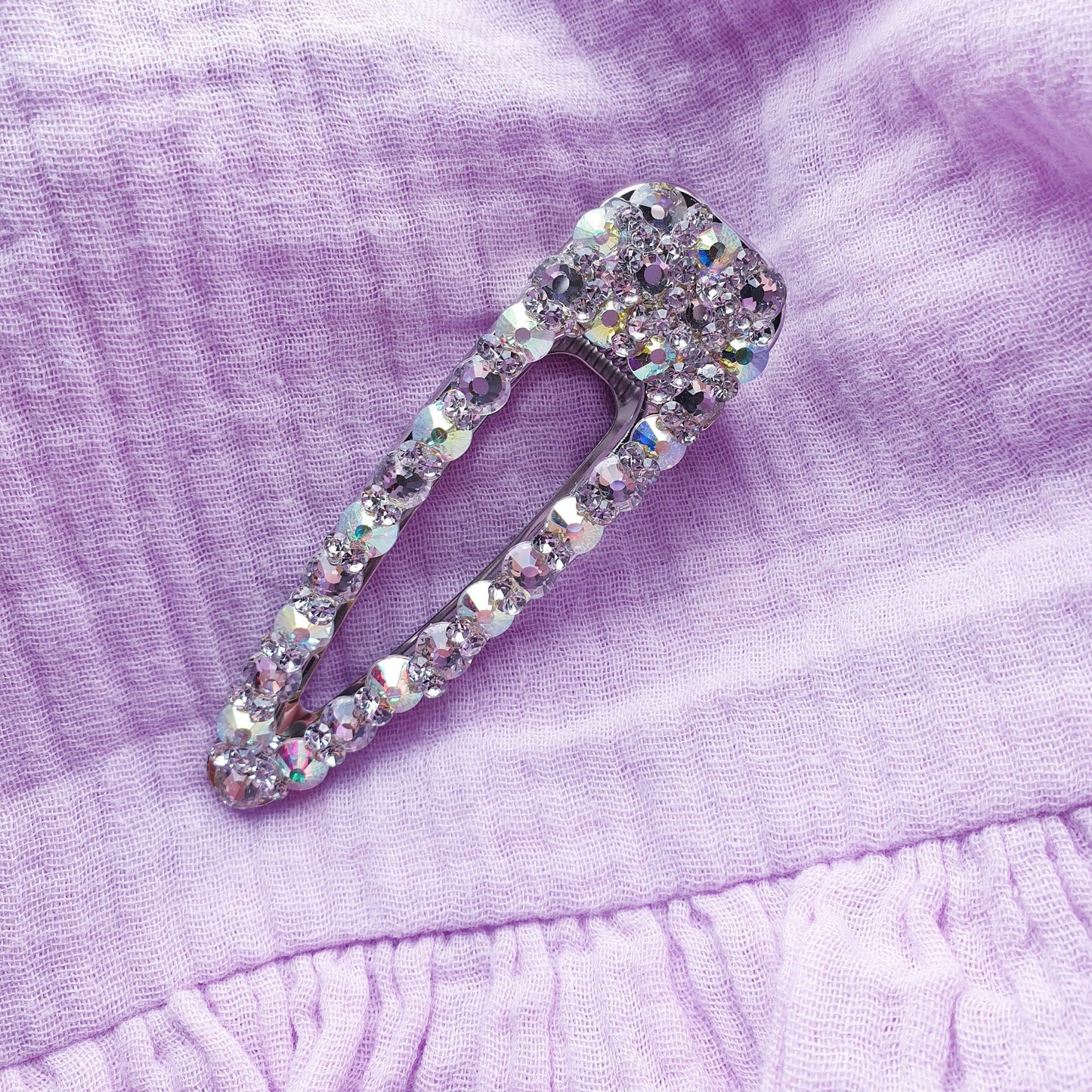 Large Diamante Rhinestone Hair Clip