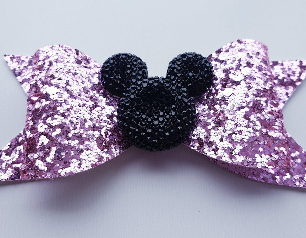 Sparkly Bow Minnie Hair clip - Minnie Mouse