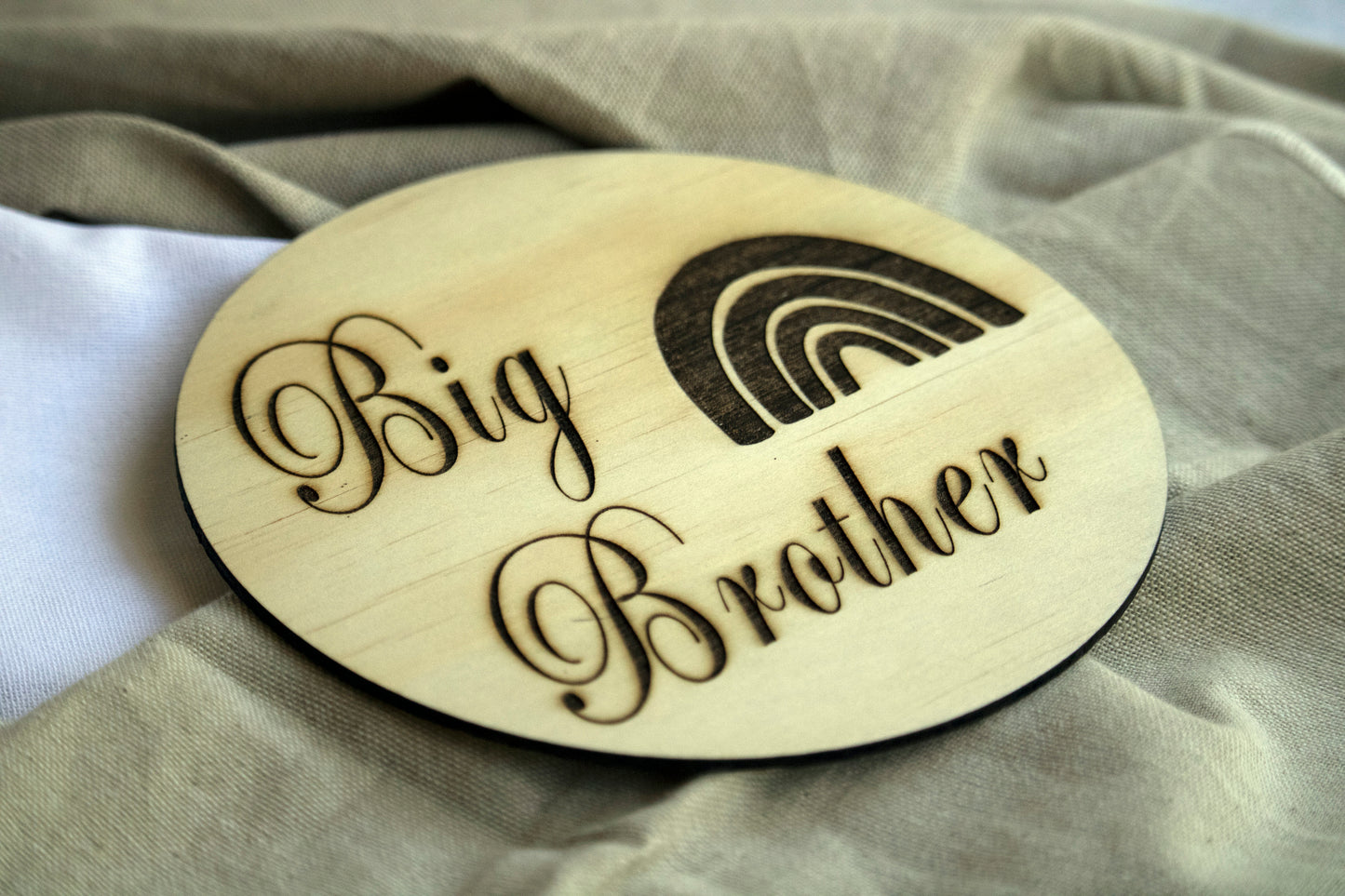 Big Brother / Sister Plaque ◽ Pregnancy Announcement ◽ Timber Birth Announcement ◽ Nursery Decor