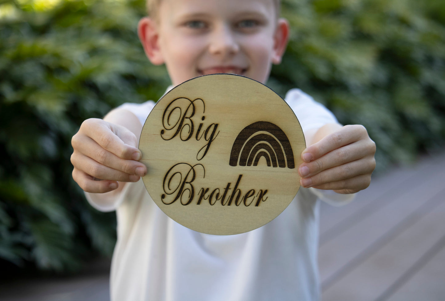 Big Brother / Sister Plaque ◽ Pregnancy Announcement ◽ Timber Birth Announcement ◽ Nursery Decor